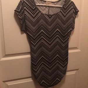 Black and white top